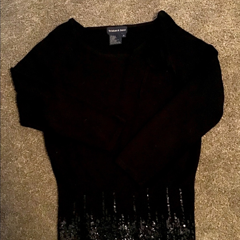 Dressy black sweater